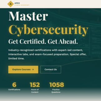 Become an expert in cyber security!
