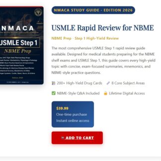 USMLE 200 questions + drug cards.